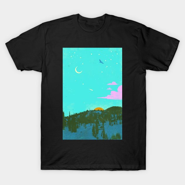 MOUNTAIN MORNING T-Shirt by Showdeer